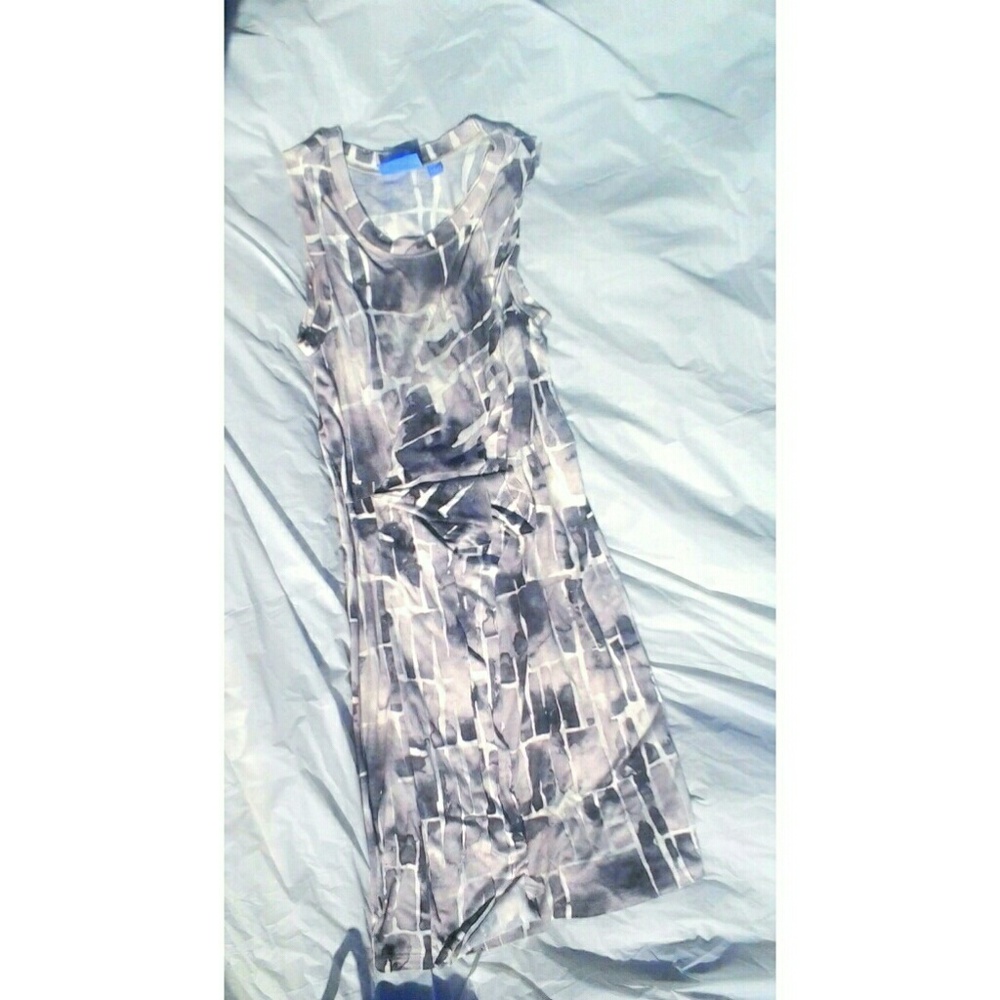 Simply Vera Wang cascade knit tank dress S